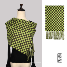 Двухсторонний жаккардовый красочный модный шерстяной шарф